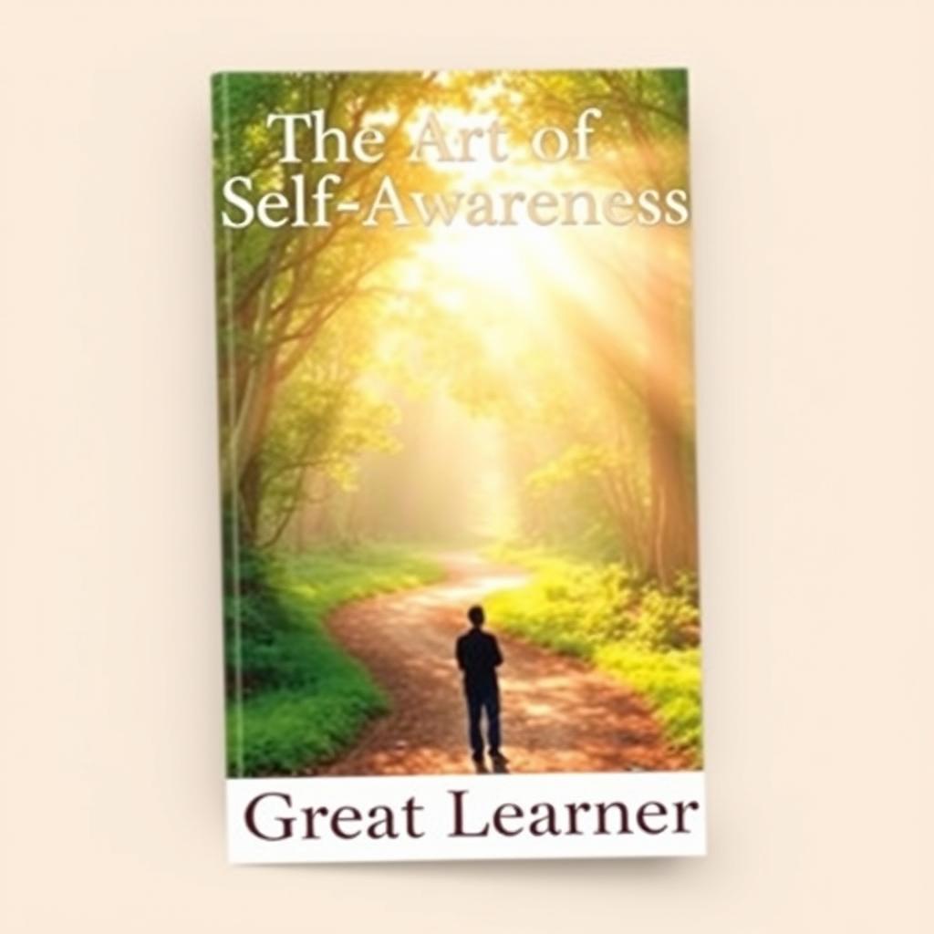 An inviting book cover for 'The Art of Self-Awareness' by Great Learner