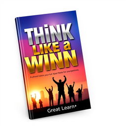 An inspiring book cover design for 'Think Like a Winner' by Great Learner, created by candid-cedar