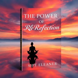 A captivating book cover design for 'The Power of Self-Reflection' by Great Learner