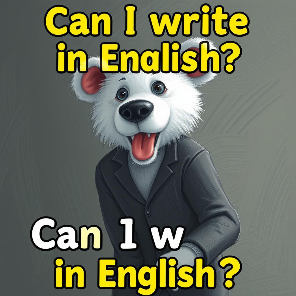 Can I write in English?