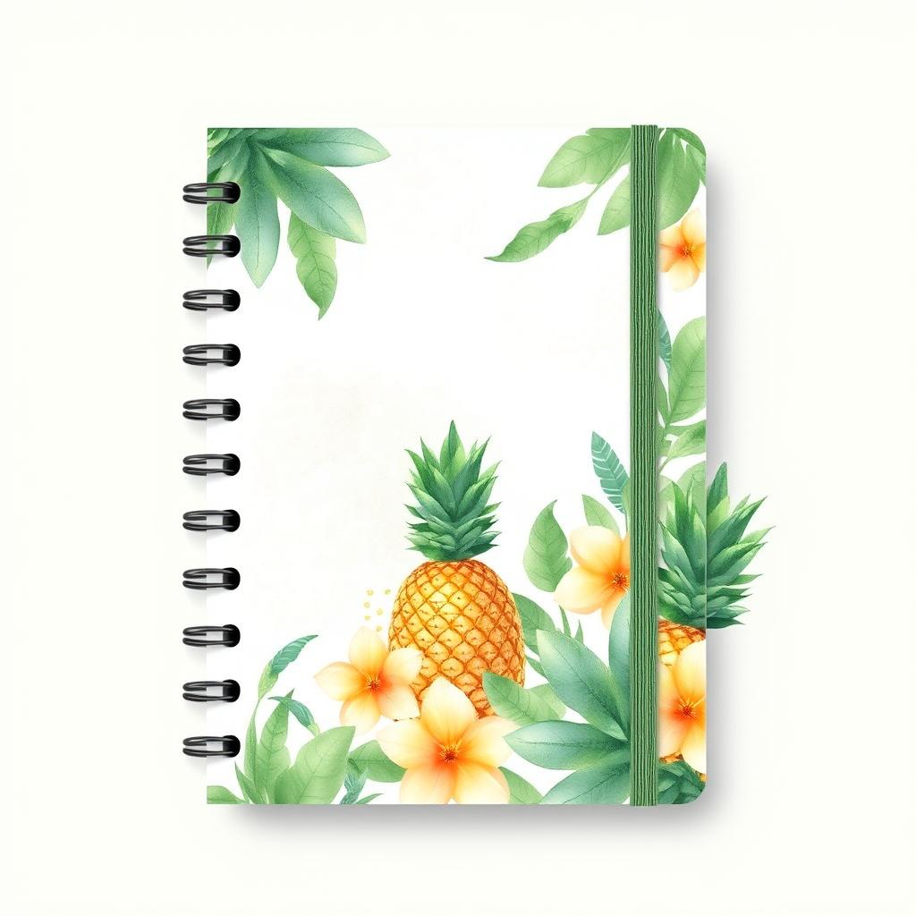 A beautiful cover design for a diary featuring soft colors that represent peace and tranquility, inspired by nature