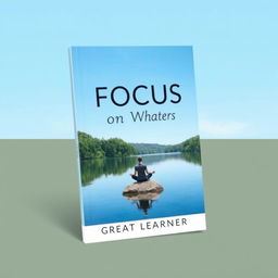 A book cover design for 'Focus on What Matters' by Great Learner, featuring a serene and minimalist design