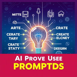 A visually appealing thumbnail showcasing the concept of using prompts for artificial intelligence