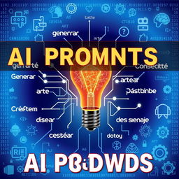 A visually appealing thumbnail showcasing the concept of using prompts for artificial intelligence