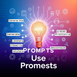 A visually appealing thumbnail showcasing the concept of using prompts for artificial intelligence