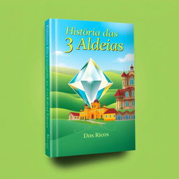 Book cover design for 'História das 3 Aldeias'