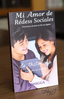 Portada de libro titulada 'Mi Amor de Redes Sociales'