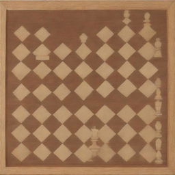 Build an image focusing on a chessboard, where each piece's potential moves are marked on the board, suggesting well-calculated options, consequences, and probabilities of each move.