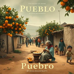 A movie poster for a film based on the book "Pueblo" by Julia Magistratti