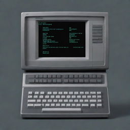 A user interface for a HP computer, designed in a detailed pixel art style. The design should be modern and easy to navigate.