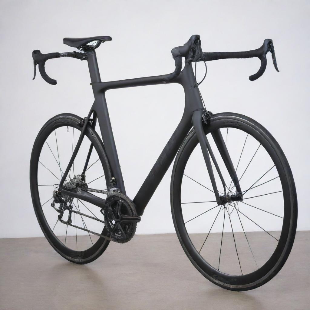 A sleek Toseek R type aero road bike featuring a Shimano Ultegra groupset, thick, durable rims, positioned on a smooth surface under soft lighting.