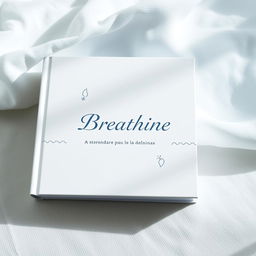 A minimalist book cover design for a book about breathing in Spanish