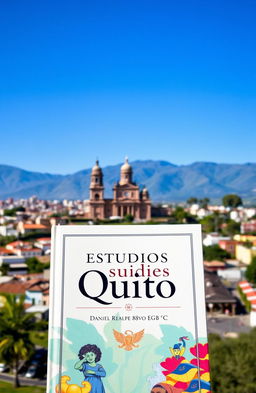 A stunning panoramic view of Quito City, showcasing its picturesque landscape with the Andean mountains in the background