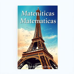 A captivating book cover design featuring the iconic Eiffel Tower prominently displayed in the background