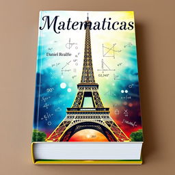 A captivating book cover design featuring the iconic Eiffel Tower prominently displayed in the background