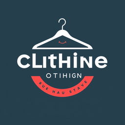 A modern and stylish logo design for a clothing brand