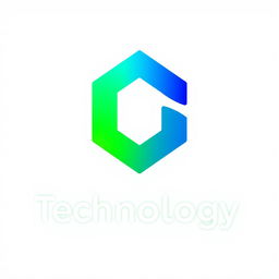 A sleek and modern logo design for a technology company, featuring an abstract representation of connectivity and innovation