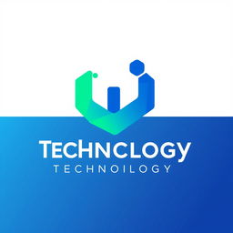 A sleek and modern logo design for a technology company, featuring an abstract representation of connectivity and innovation