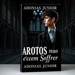 A captivating book cover for 'Garotos não merecem Sofrer' by Adonias Junior