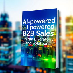 An ebook cover that prominently displays the title "AI-powered B2B Sales: Insights, Strategy and Solutions"