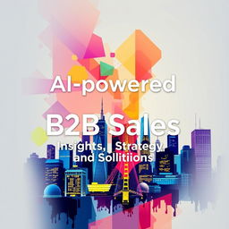 An ebook cover that showcases the title "AI-powered B2B Sales: Insights, Strategy and Solutions" prominently