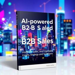 An ebook cover that showcases the title "AI-powered B2B Sales: Insights, Strategy and Solutions" prominently