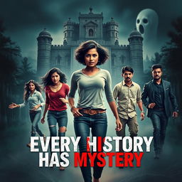 A gripping movie poster titled 'Every History Has Mystery'