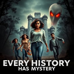 A captivating movie poster titled 'Every History Has Mystery'