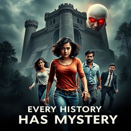 A captivating movie poster titled 'Every History Has Mystery'