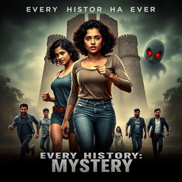 An intense and captivating movie poster titled 'Every History Has Mystery'