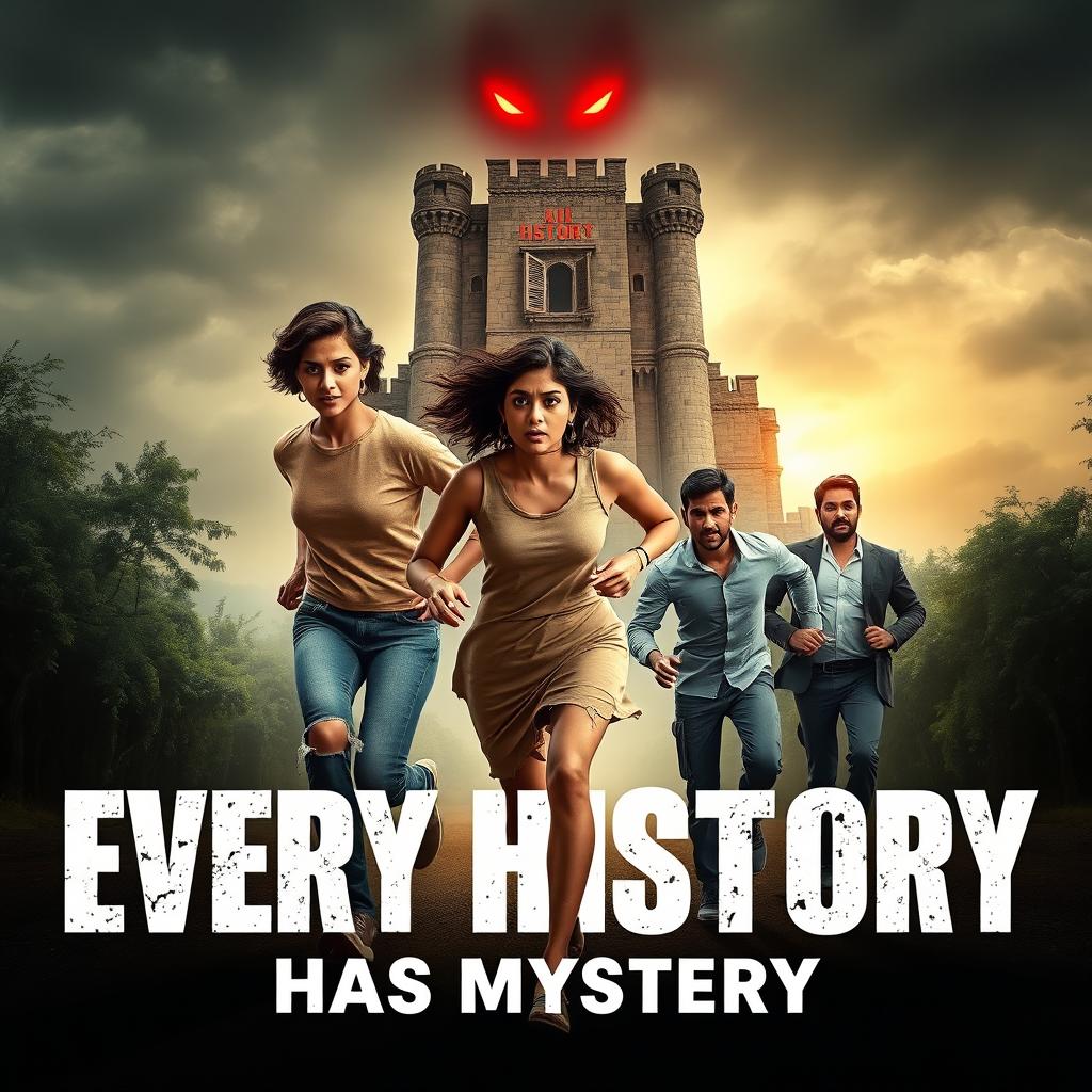 An exhilarating movie poster titled 'Every History Has Mystery'