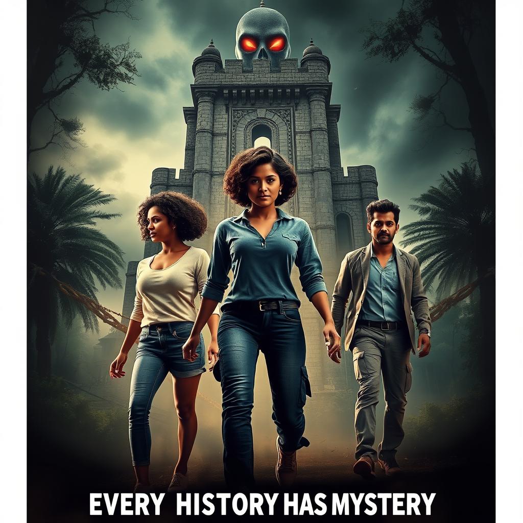 An engaging movie poster titled 'Every History Has Mystery'