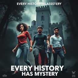 An engaging movie poster titled 'Every History Has Mystery'