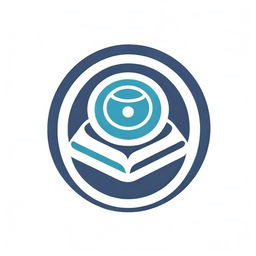 Logo featuring a globe intertwined with an open book, symbolizing the fusion of worldly knowledge and social science. Incorporate elements of school, academia, and learning within a sleek and modern layout.