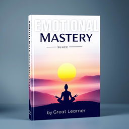 A captivating and professional book cover design for 'Emotional Mastery' by Great Learner