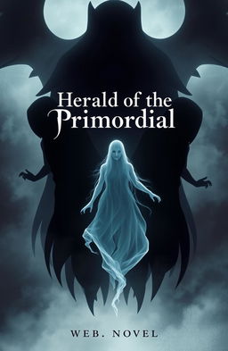 A web novel cover featuring an ethereal ghost-like figure that seems to be phasing in and out of the cover art