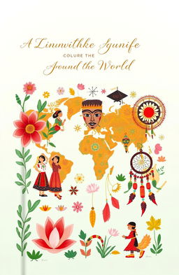 A beautifully illustrated book cover showcasing the richness of diverse cultures around the world