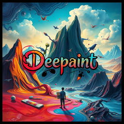 A captivating movie poster for a film titled "Deepaint"