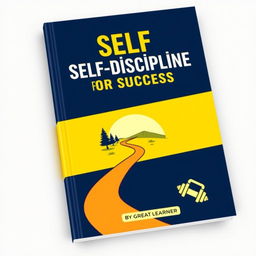 An engaging book cover for 'Self-Discipline for Success' by Great Learner