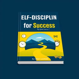 An engaging book cover for 'Self-Discipline for Success' by Great Learner