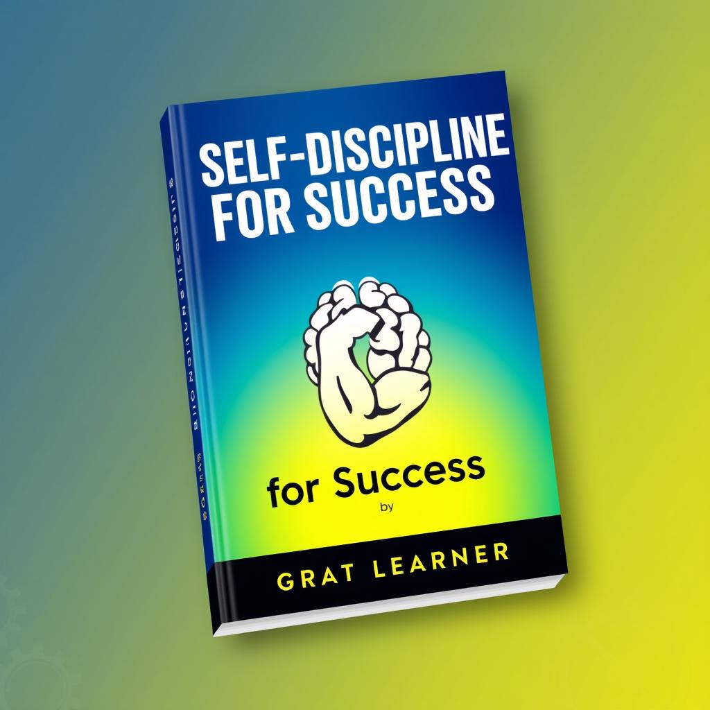 A visually striking book cover for 'Self-Discipline for Success' by Great Learner