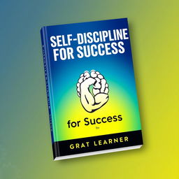 A visually striking book cover for 'Self-Discipline for Success' by Great Learner