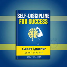 A visually striking book cover for 'Self-Discipline for Success' by Great Learner