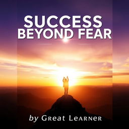 A captivating front cover design for 'Success Beyond Fear' by Great Learner