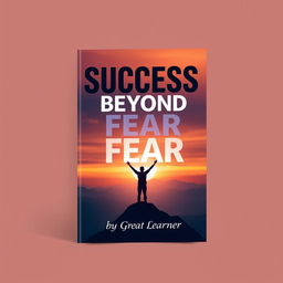 A captivating front cover design for 'Success Beyond Fear' by Great Learner