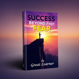 An eye-catching book cover design for 'Success Beyond Fear' by Great Learner