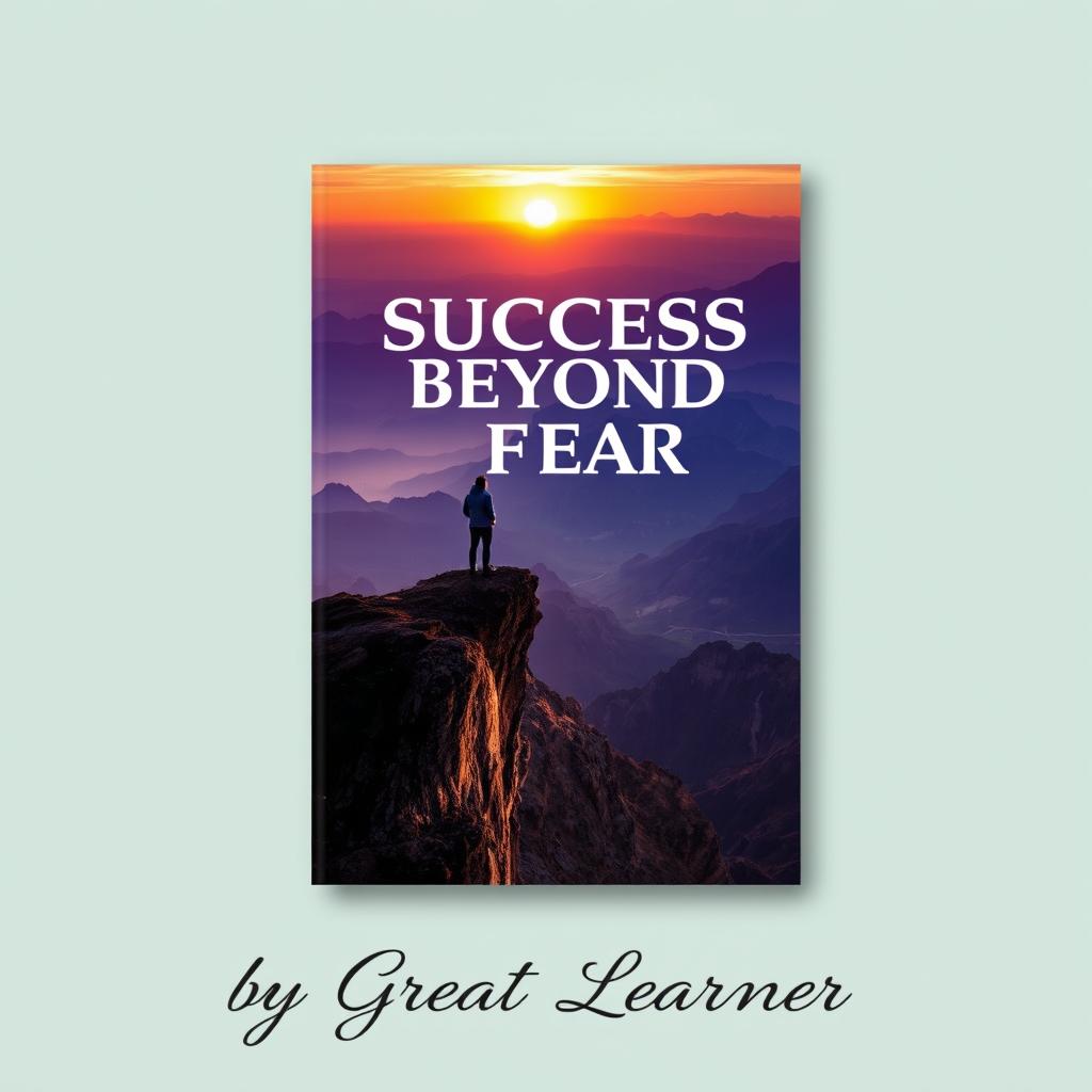 An eye-catching book cover design for 'Success Beyond Fear' by Great Learner