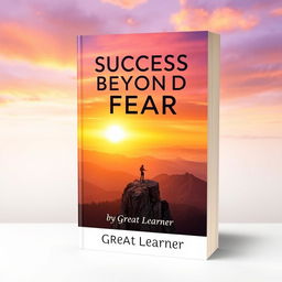 An eye-catching book cover design for 'Success Beyond Fear' by Great Learner