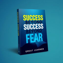 A visually striking book cover design for the title "Success Beyond Fear" by Great Learner