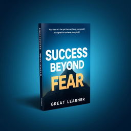 A visually striking book cover design for the title "Success Beyond Fear" by Great Learner